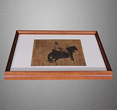 高台书画装裱配框服务案例