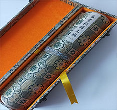 高台书画装裱案例